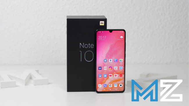 Xiaomi Mi Note 10 con caja