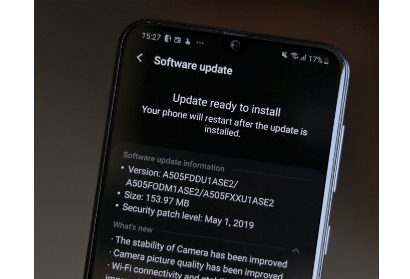 galaxy a50 actualización
