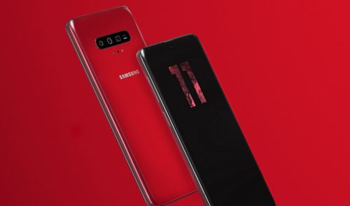Samsung galaxy s11 concepto rojo