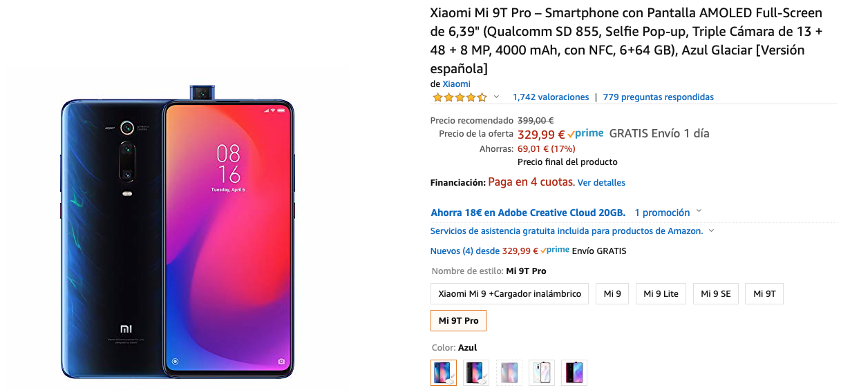 oferta mi 9t pro