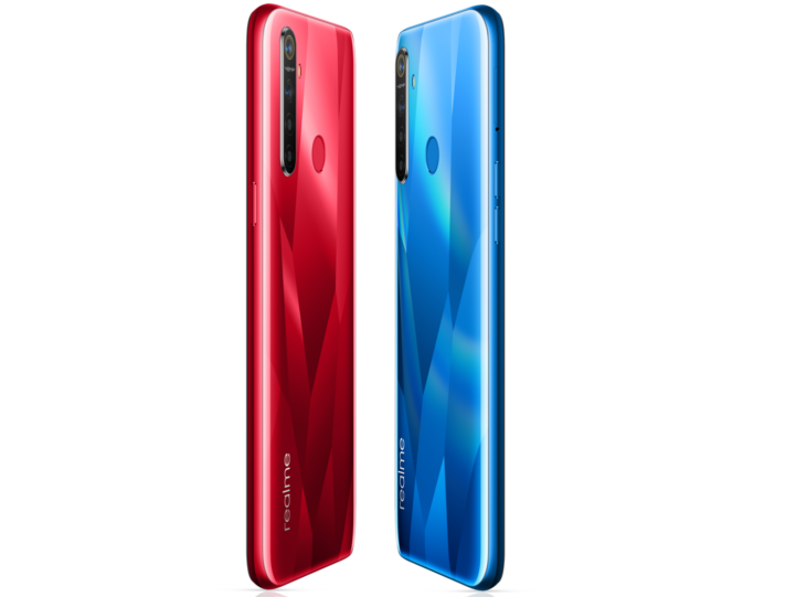 realme 5s de lado