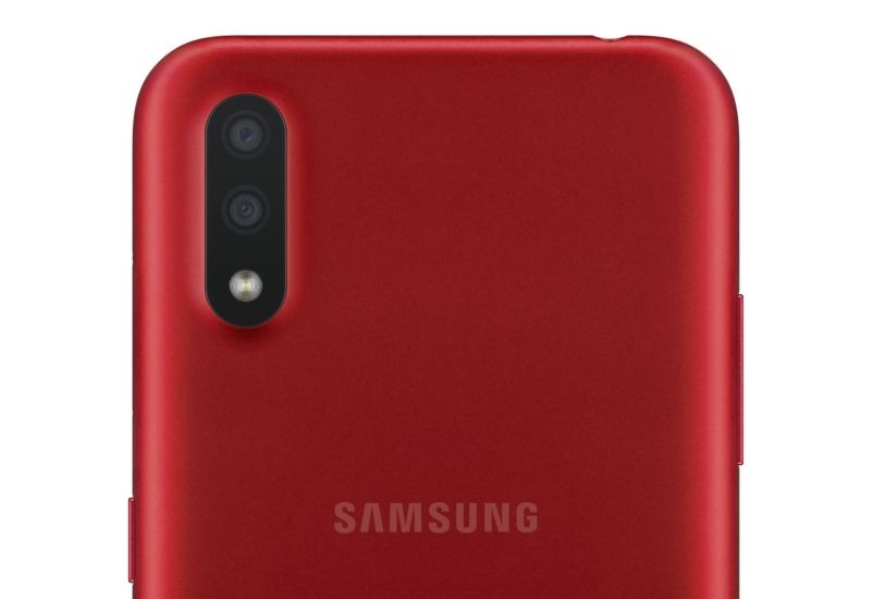 Samsung Galaxy A01 rojo
