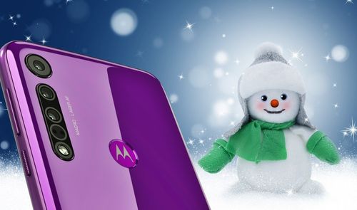 Motorola One Macro muñeco de nieve