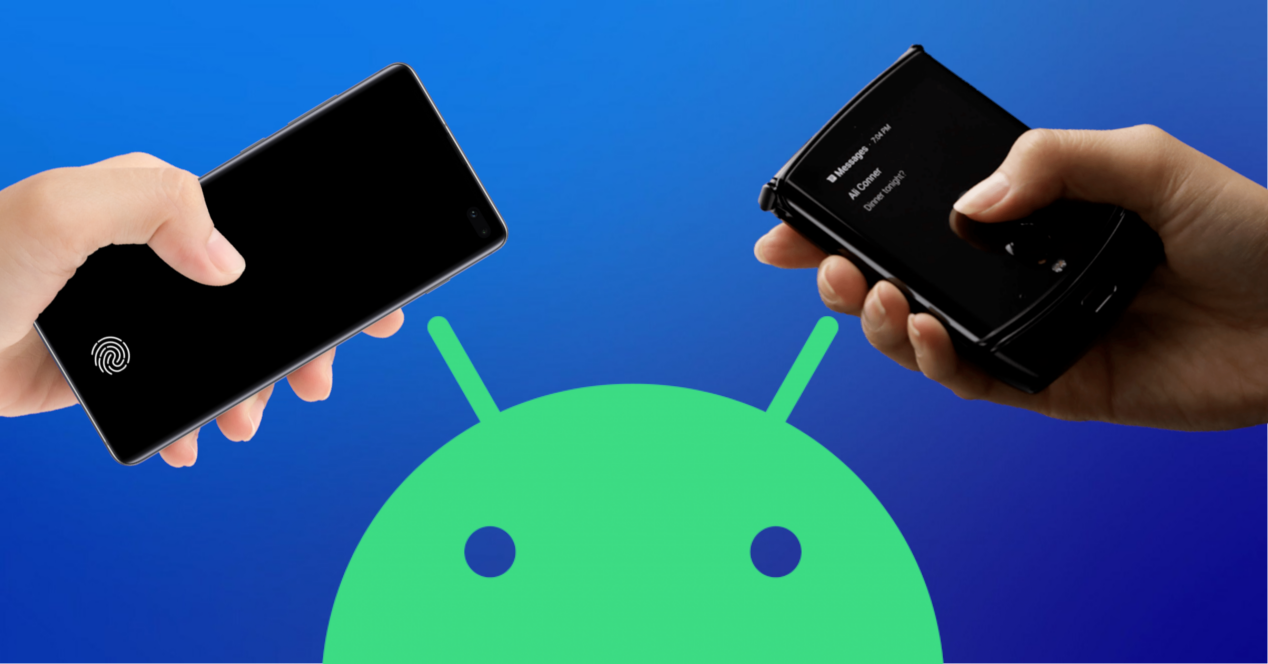 Samsung y Motorola Android 10