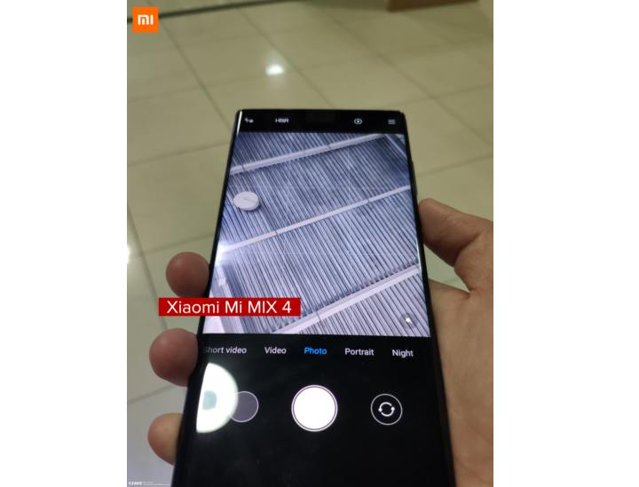 Xiaomi Mi mix 4 filtrado