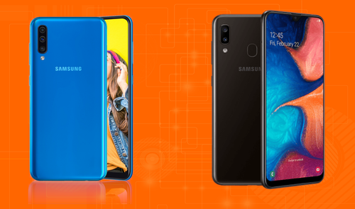 galaxy a50 y galaxy a20e