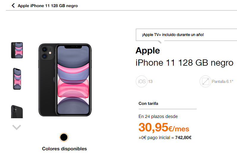 iPhone 11 Orange
