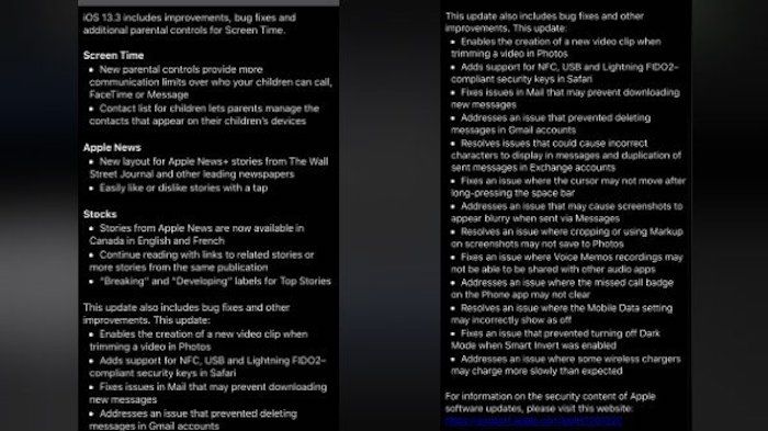 ios 13.3