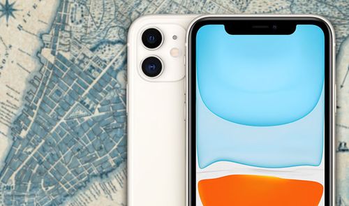 iPhone 11 mapa