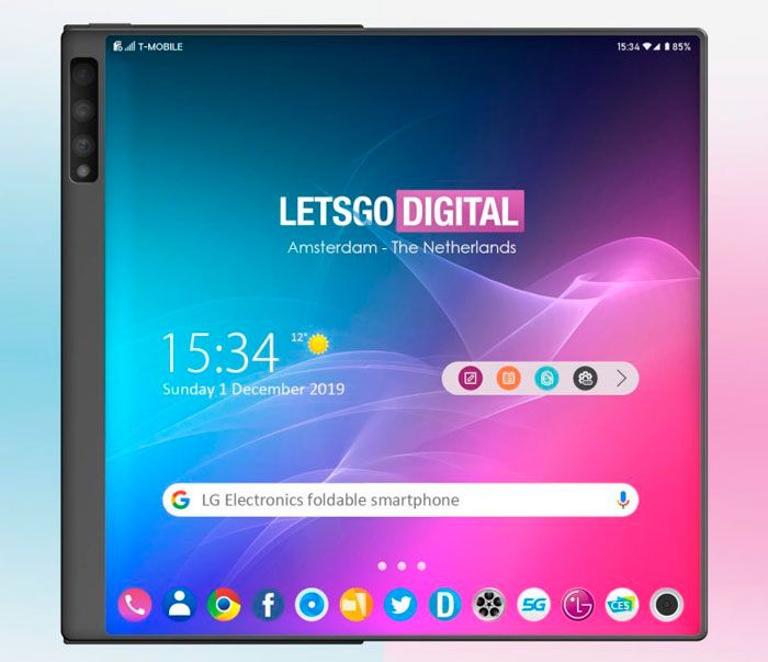 móvil plegable de LG