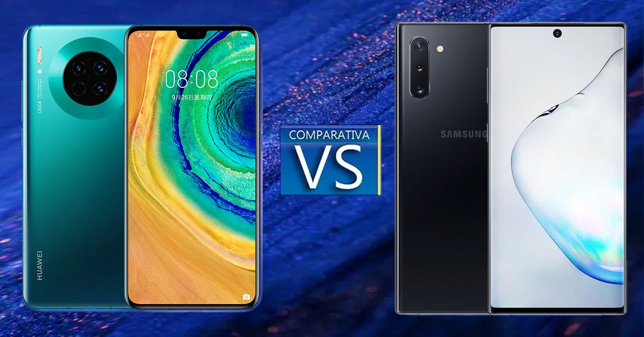 Huawei Mate 30 Pro vs Samsung Galaxy Note 10.