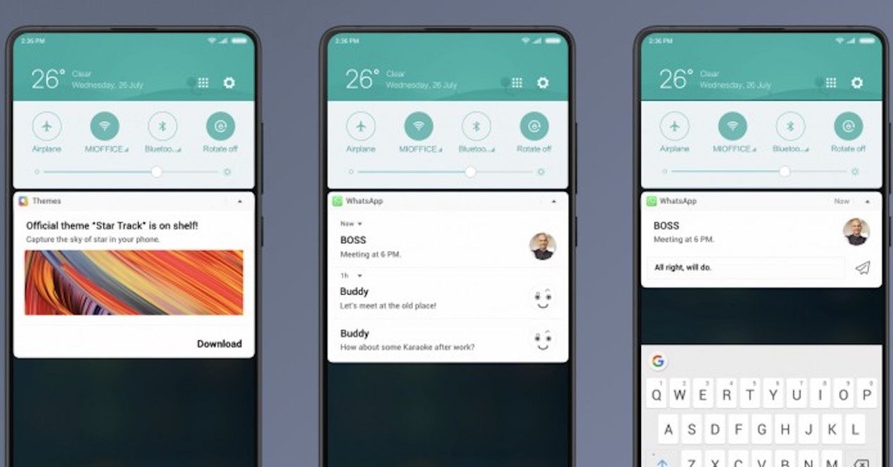 notificaciones xiaomi
