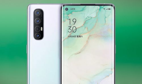 oppo reno 3 fondo verde