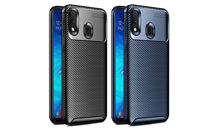 Funda fibra de carbono galaxy a20e