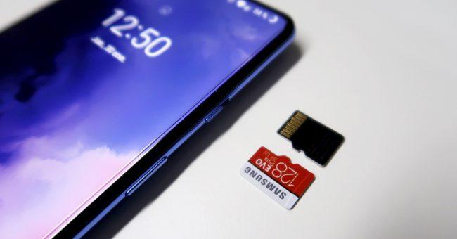MicroSD pour les móviles