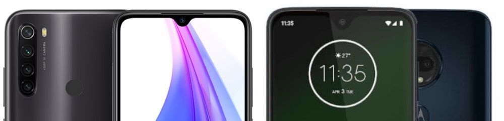 Redmi Note 8 vs G7 Plus camaras