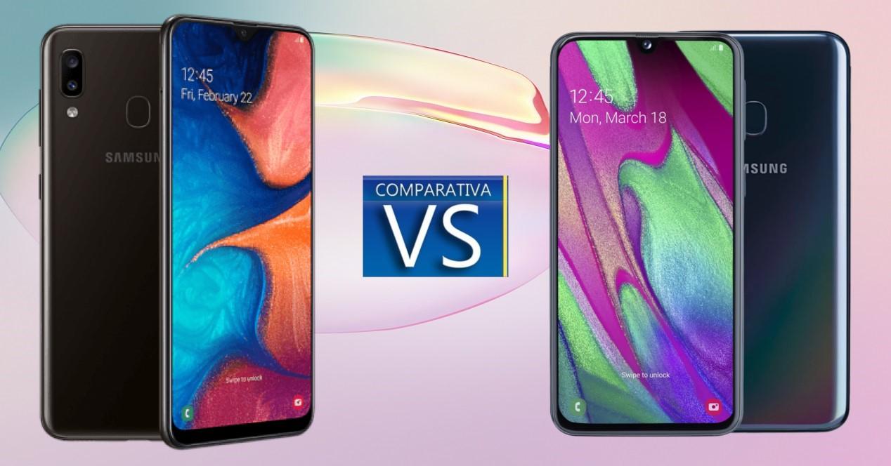 Samsung Galaxy A20e vs Galaxy A40