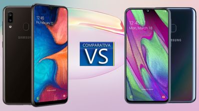 Samsung Galaxy A20e vs Galaxy A40