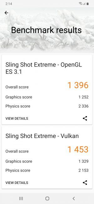 Resultado 3D Mark Samsung Galaxy M30s