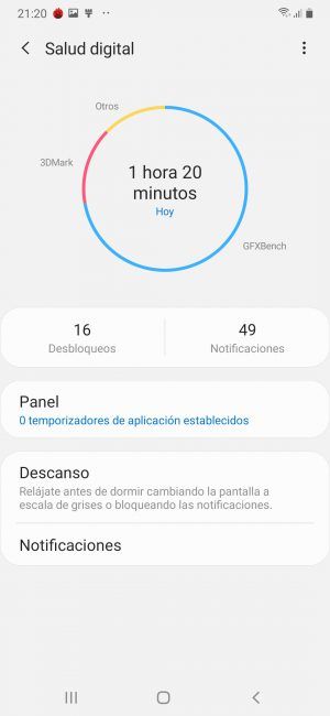 Uso del Samsung Galaxy M30s
