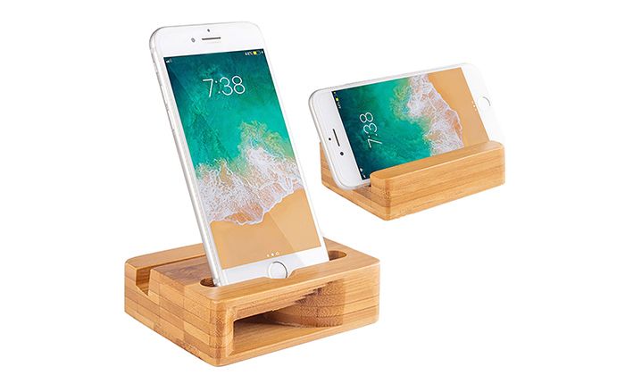 Soporte y amplificador para el móvil