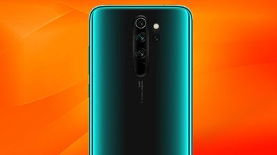 Xiaomi Redmi Note 8 Pro fondo naranja