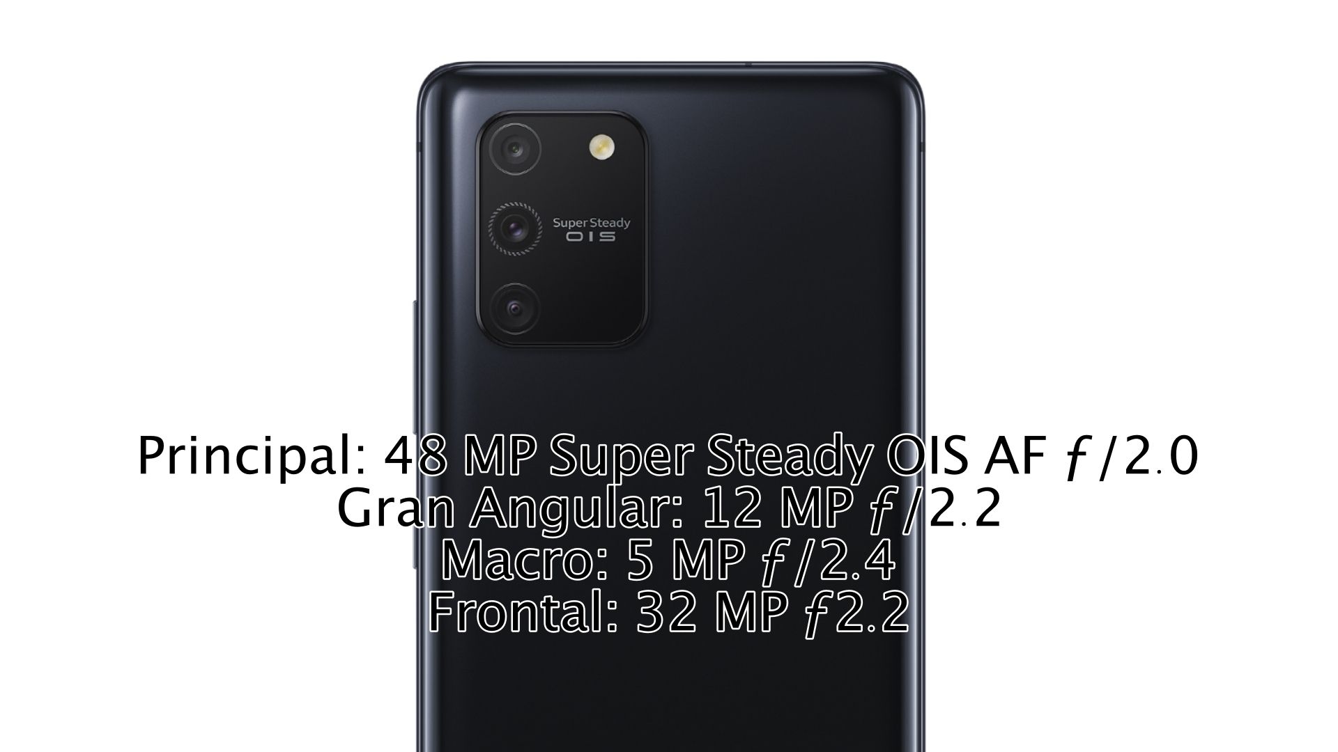 cámara s10 lite