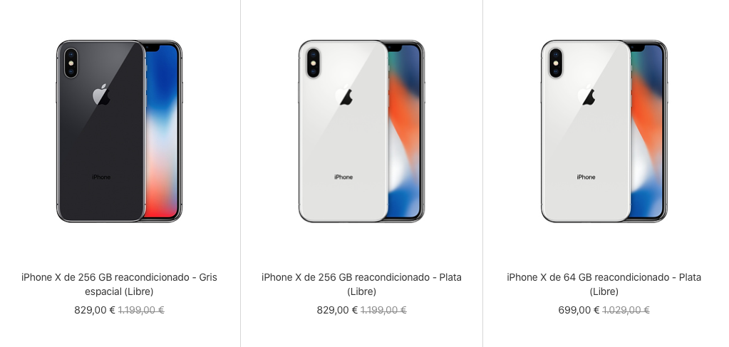 iphone x reacondicionado