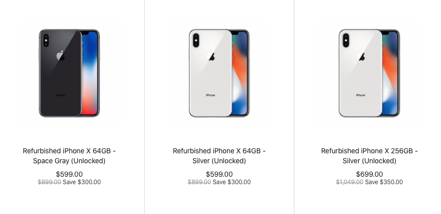 iPhone xs reacondicionado