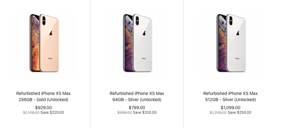 iPhone xs reacondicionado