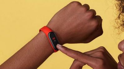mi band 4 correa naranja