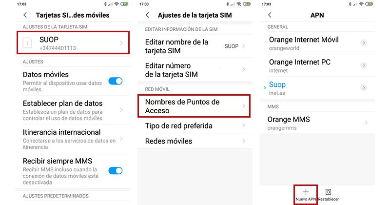 APN Xiaomi