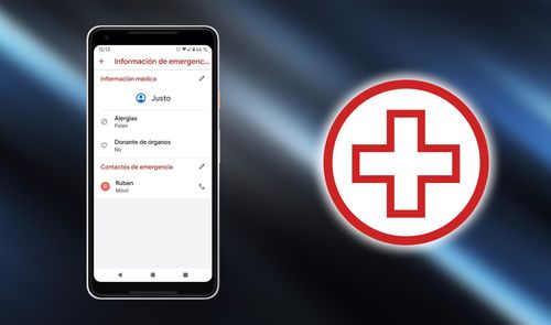 Añadir y ver información de emergencia movil