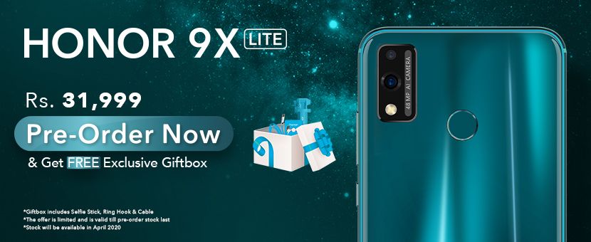 Honor 9X Lite anuncio con precio
