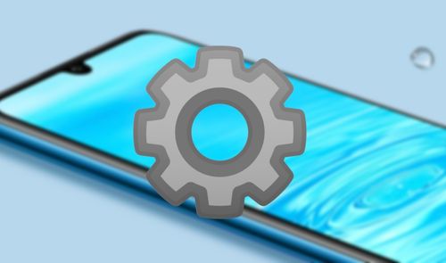 Huawei P30 Lite y engranaje