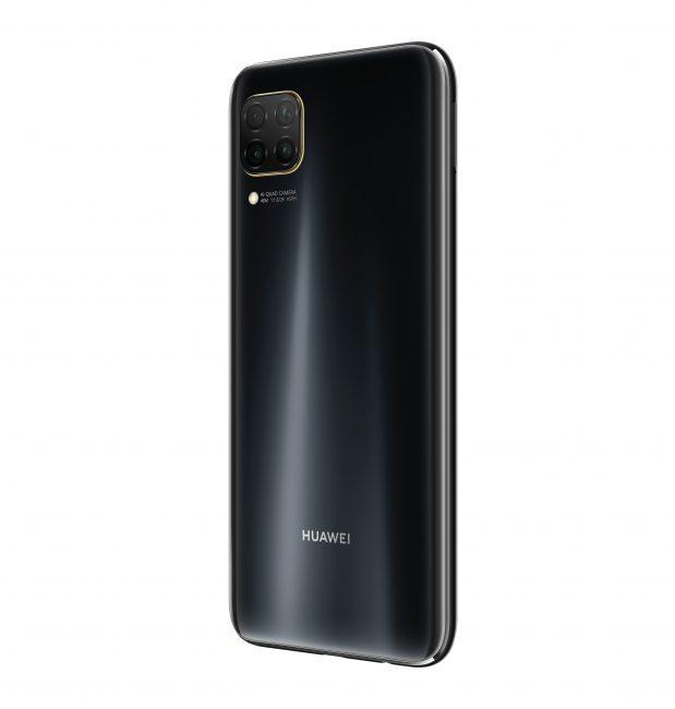 Huawei P40 Lite negro trasera