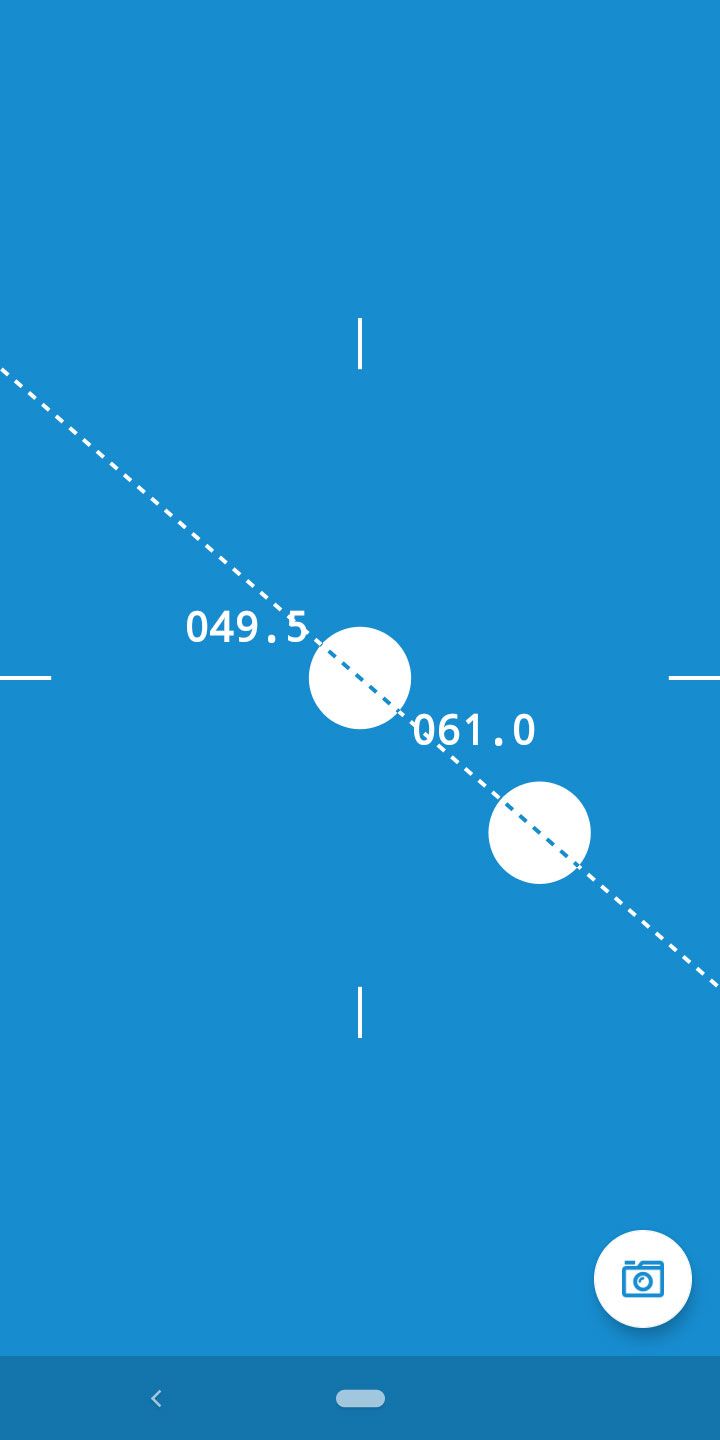 Aplicación Clinometer en Cat S52