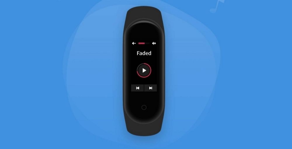 Mi Band 4 reproductor de musica