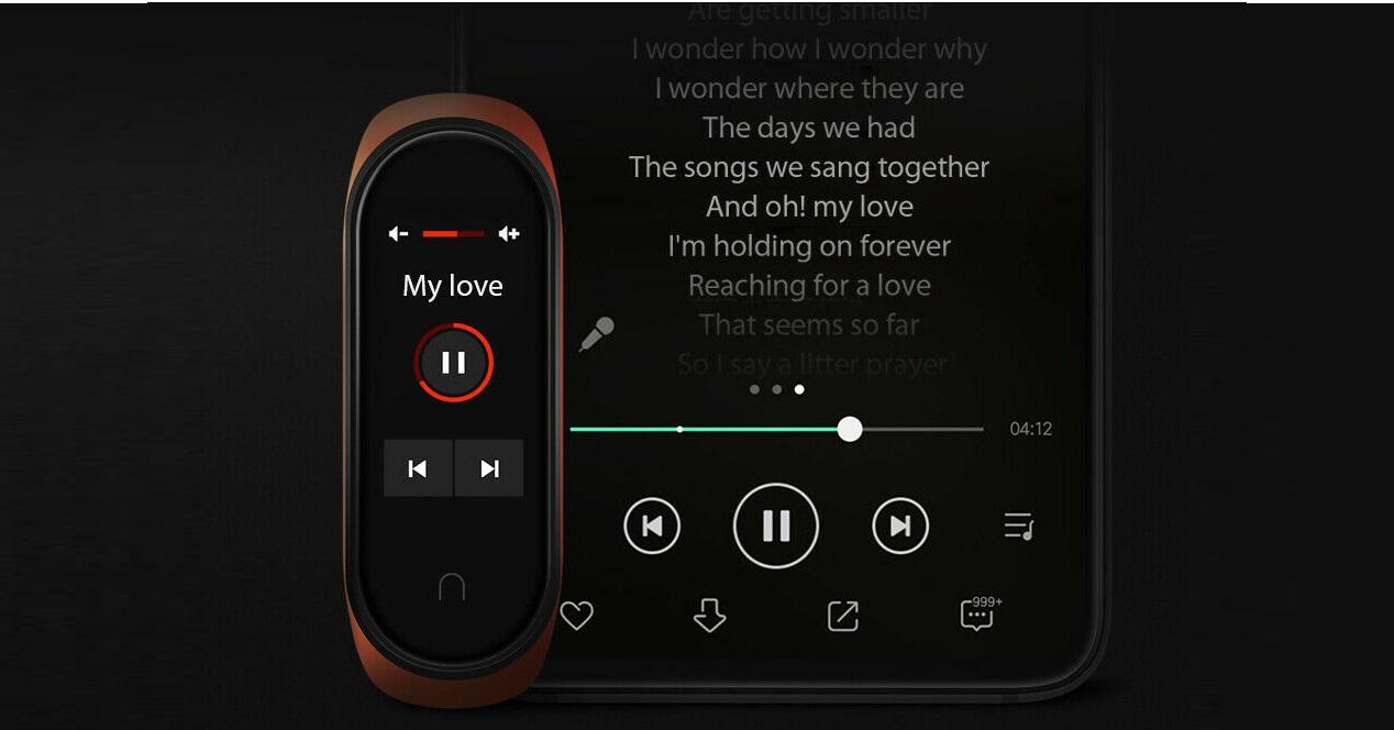 Cómo controlar la música del móvil con la Xiaomi Mi Ban 4