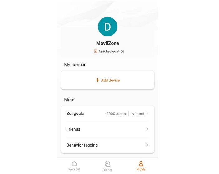 Mi Fit en inglés