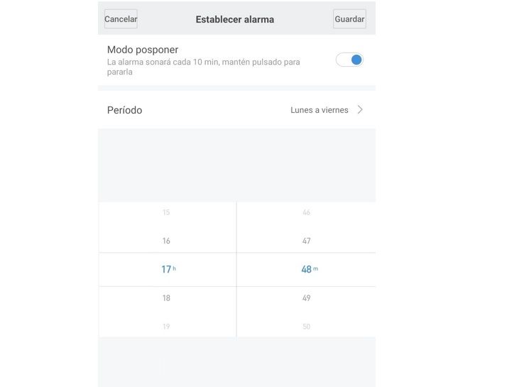 Mi band 4 alarmas