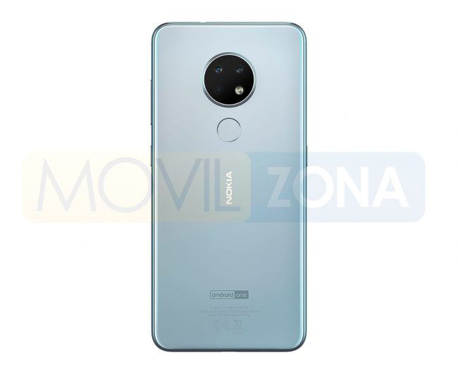 Nokia 6.2 blanco trasera