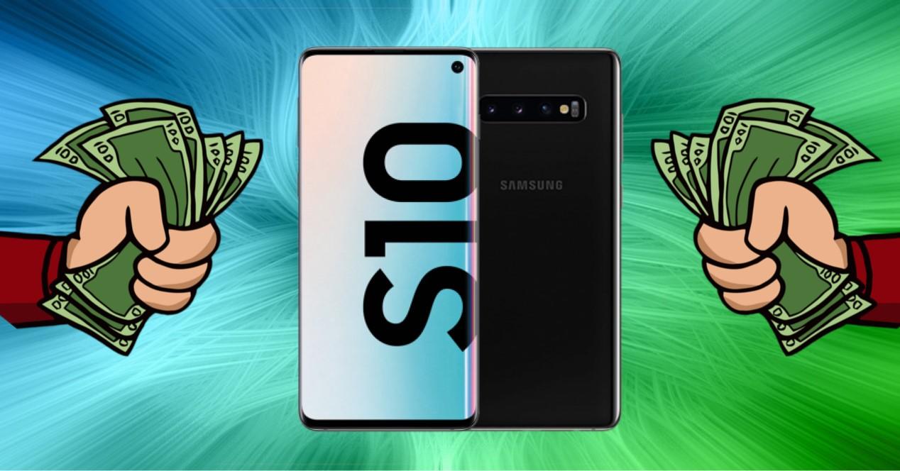 Samsung Galaxy S10 dinero