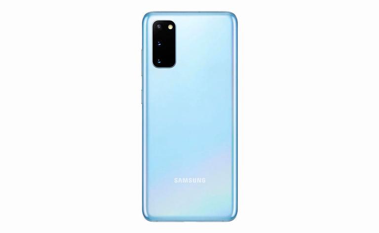 Samsung Galaxy S20. azul