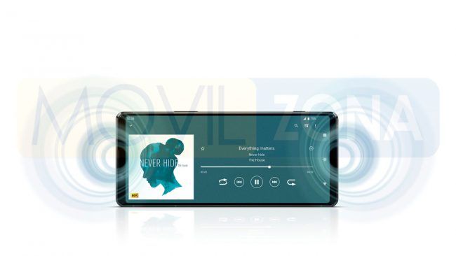 Sony Xperia 1 II musica