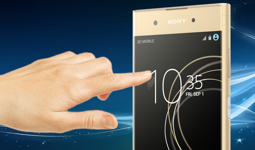 Sony Xperia XA1 dedo pantalla