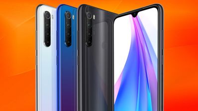 Xiaomi Redmi Note 8T fondo naranja