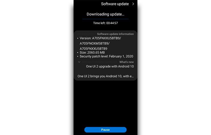 android 10 a70