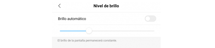 desactivar brillo automático mi 9 01