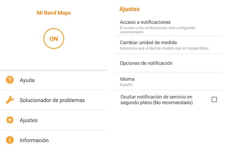 mi band maps